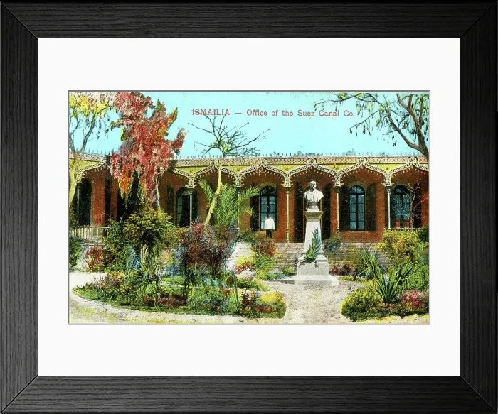 Framed Print : Office of Suez Canal Company, Ismailia, Egypt Framed Print : Office of Suez Canal Company, Ismailia, Egypt