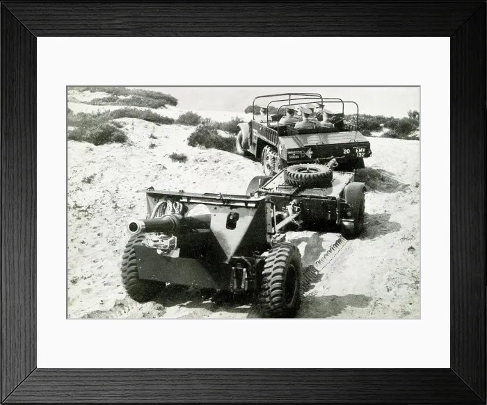 Framed Print : Army manoeuvres in the sand, WW2 preparations Framed Print : Army manoeuvres in the sand, WW2 preparations