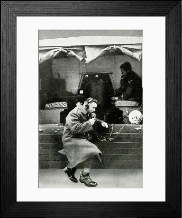 Framed Print : Army Radio Operators, WW2 preparations Framed Print : Army Radio Operators, WW2 preparations