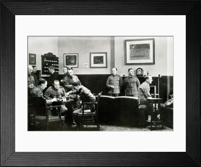 Framed Print : Army relaxation, WW2 preparations Framed Print : Army relaxation, WW2 preparations