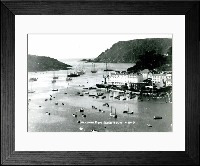 Framed Print : Salcombe from Ilbertstow, Devon Framed Print : Salcombe from Ilbertstow, Devon