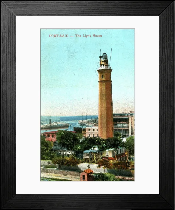 Framed Print : The Light House, Port Said, Egypt Framed Print : The Light House, Port Said, Egypt