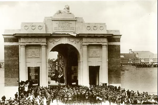 Opening of Menin Gate, Ypres, Belgium