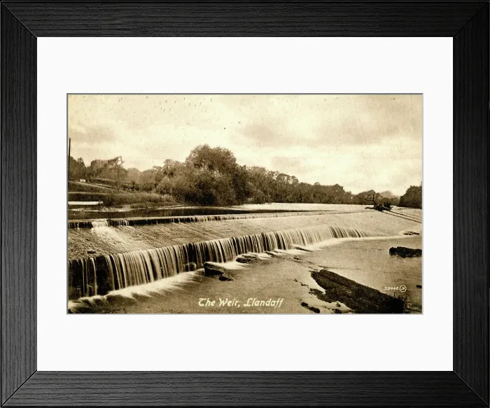 Framed Print : The Weir, Llandaff, Wales Framed Print : The Weir, Llandaff, Wales