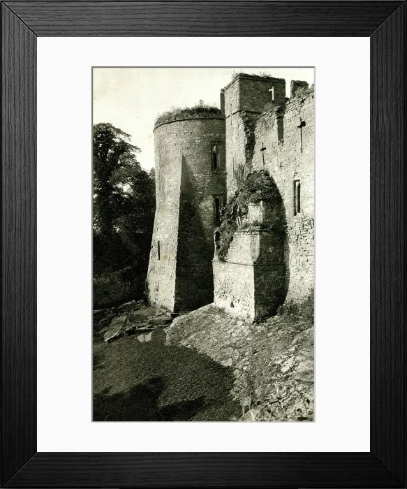 Framed Print : Tower and Garderobes, Goodrich Castle, Herefordshire Framed Print : Tower and Garderobes, Goodrich Castle, Herefordshire