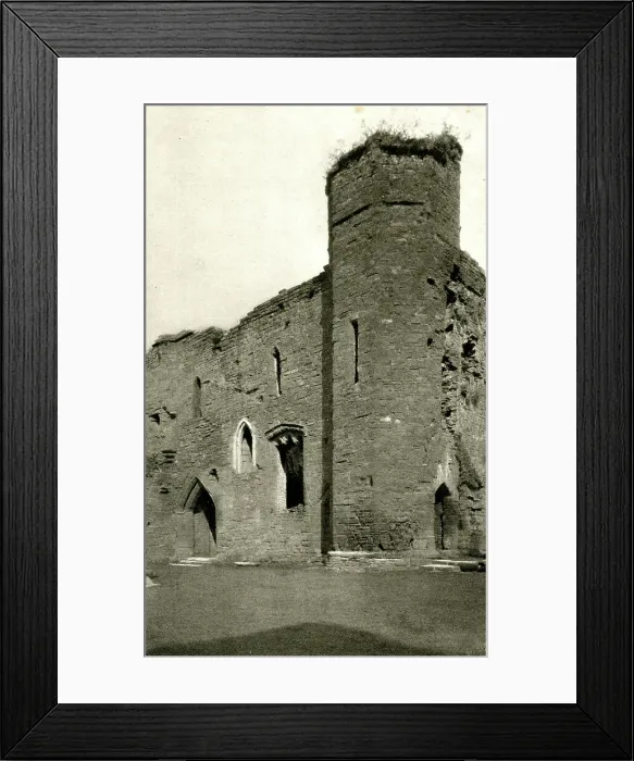 Framed Print : Chapel and staircase, Goodrich Castle, Herefordshire Framed Print : Chapel and staircase, Goodrich Castle, Herefordshire