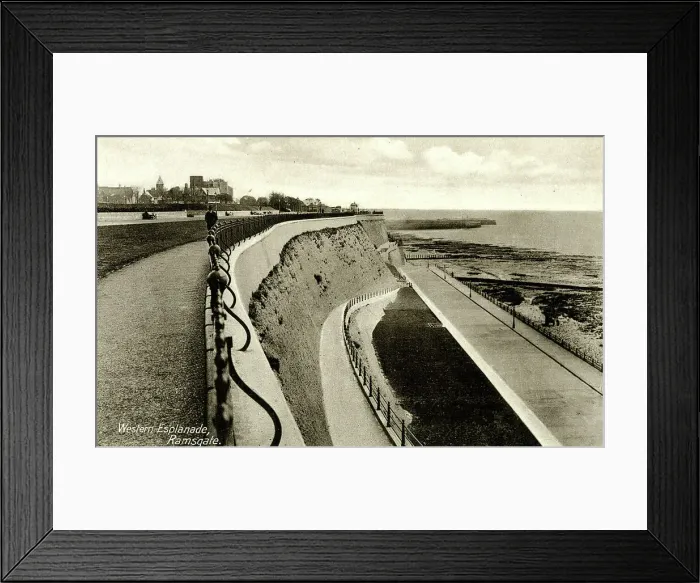 Framed Print : Western Esplanade, Ramsgate, Kent Framed Print : Western Esplanade, Ramsgate, Kent