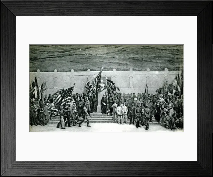 Framed Print : United States, Pantheon of War, WW1 Framed Print : United States, Pantheon of War, WW1