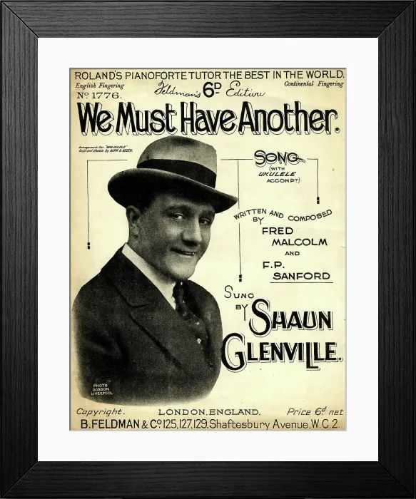 Framed Print : Music cover, We Must Have Another Framed Print : Music cover, We Must Have Another