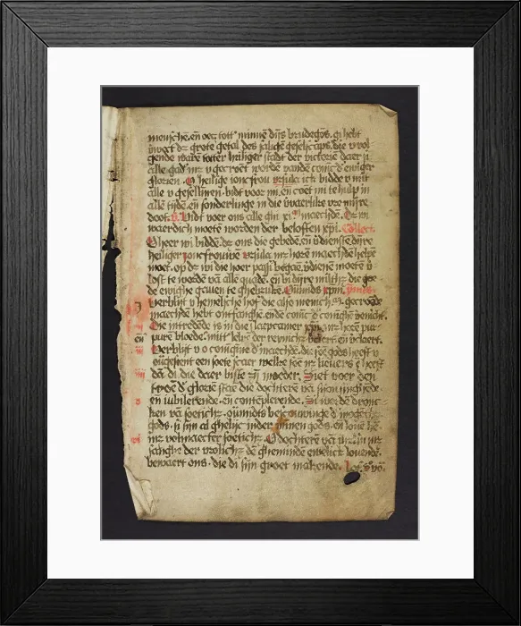 Framed Print : Gebetbuch (Fragment) Framed Print : Gebetbuch (Fragment)