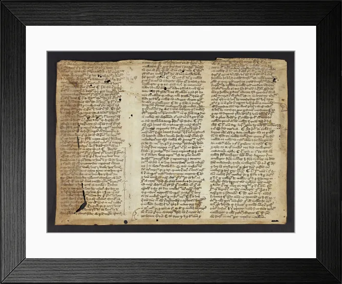 Framed Print : Philosophical Treatise (Fragment) Framed Print : Philosophical Treatise (Fragment)