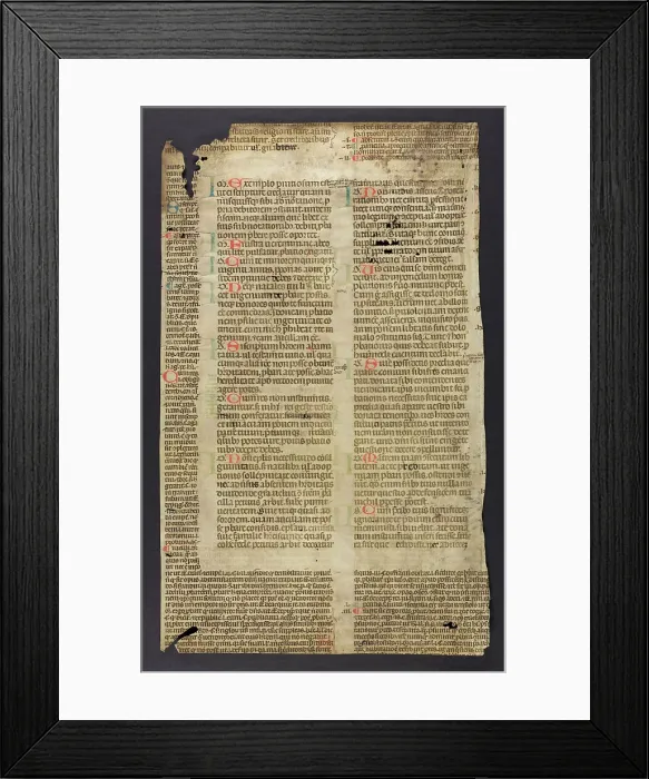 Framed Print : Justinian's Codex, Book III. XVIII (Fragment) Framed Print : Justinian's Codex, Book III. XVIII (Fragment)