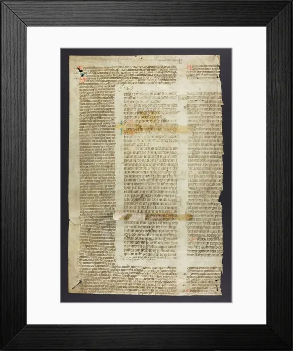 Framed Print : Justinian's Codex, Book IIII. XX (Fragment) Framed Print : Justinian's Codex, Book IIII. XX (Fragment)