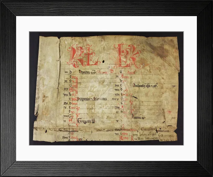 Framed Print : Missal (Fragment) Framed Print : Missal (Fragment)
