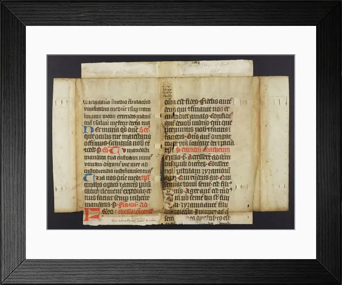 Framed Print : Biblical Commentary (Fragment) Framed Print : Biblical Commentary (Fragment)