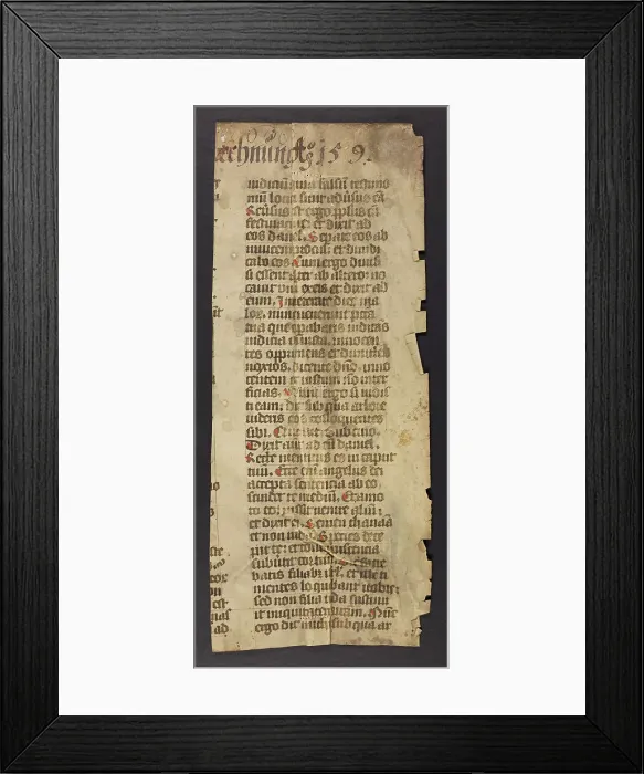 Framed Print : Missal (Fragment) Framed Print : Missal (Fragment)