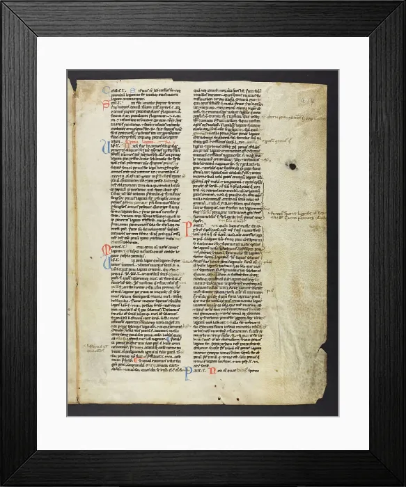 Framed Print : Justinian Digesta, Book XXXIII (Fragment) Framed Print : Justinian Digesta, Book XXXIII (Fragment)