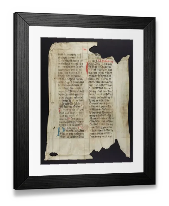 Framed Print : Missal (Fragment) Framed Print : Missal (Fragment)