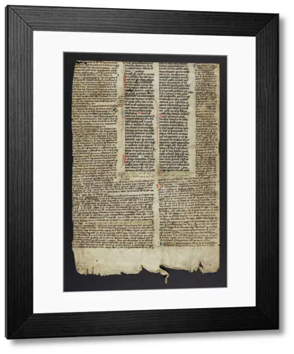 Framed Print : Decretales Gregorii IX (Fragment) Framed Print : Decretales Gregorii IX (Fragment)