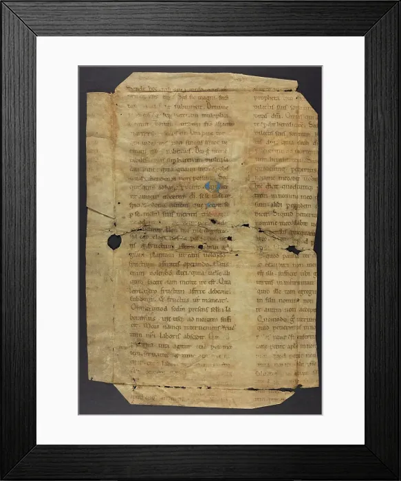 Framed Print : Gregory Homilia in Evangelia (Fragment) Framed Print : Gregory Homilia in Evangelia (Fragment)