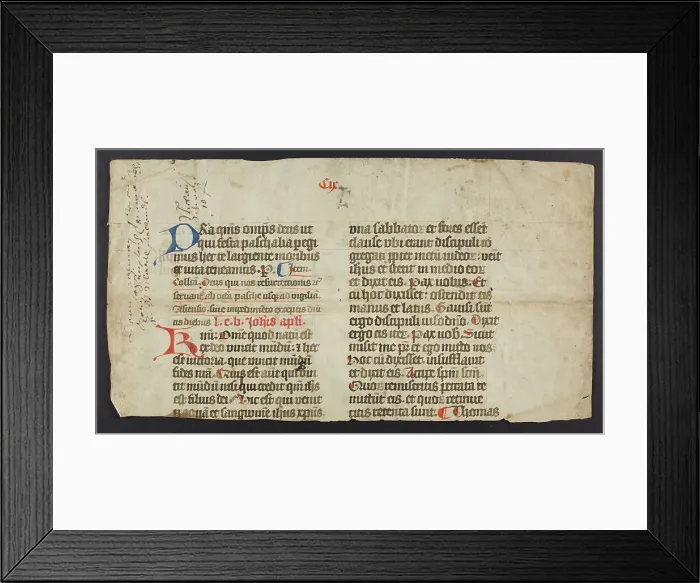 Framed Print : Missal (Fragment) Framed Print : Missal (Fragment)