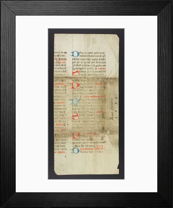 Framed Print : Breviary (Fragment) Framed Print : Breviary (Fragment)