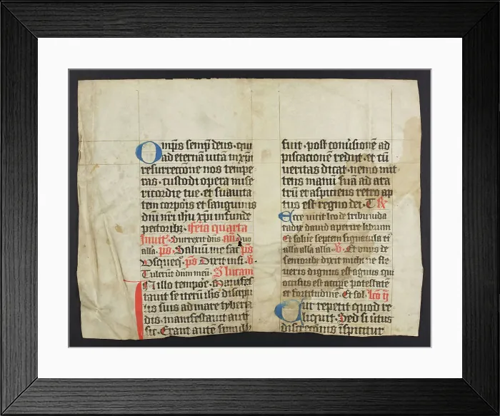 Framed Print : Breviary (Fragment) Framed Print : Breviary (Fragment)