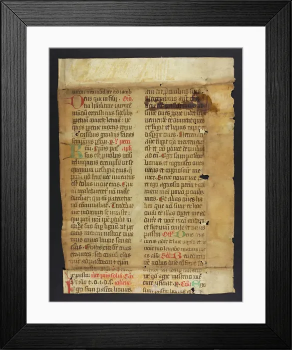 Framed Print : Missal (Fragment) Framed Print : Missal (Fragment)