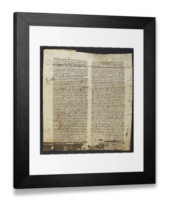 Framed Print : Theological Text (Fragment) Framed Print : Theological Text (Fragment)