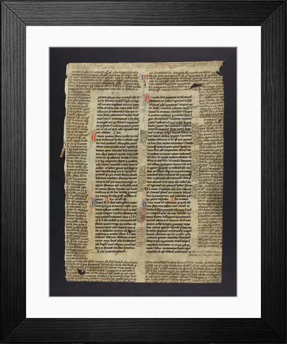 Framed Print : Decretales Gregorii IX (Fragments) Framed Print : Decretales Gregorii IX (Fragments)