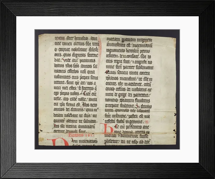 Framed Print : Breviary (Fragment) Framed Print : Breviary (Fragment)