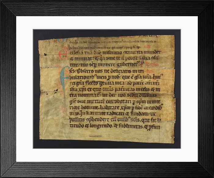 Framed Print : Missal (Fragment) Framed Print : Missal (Fragment)