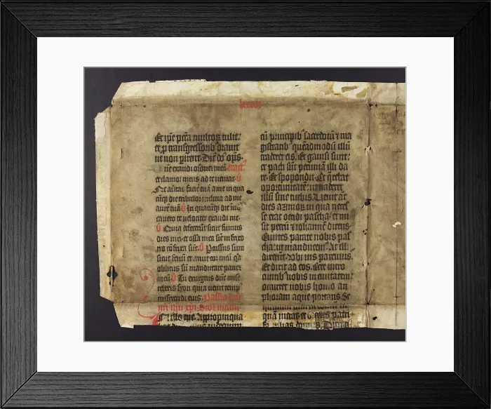 Framed Print : Missal (Fragment) Framed Print : Missal (Fragment)