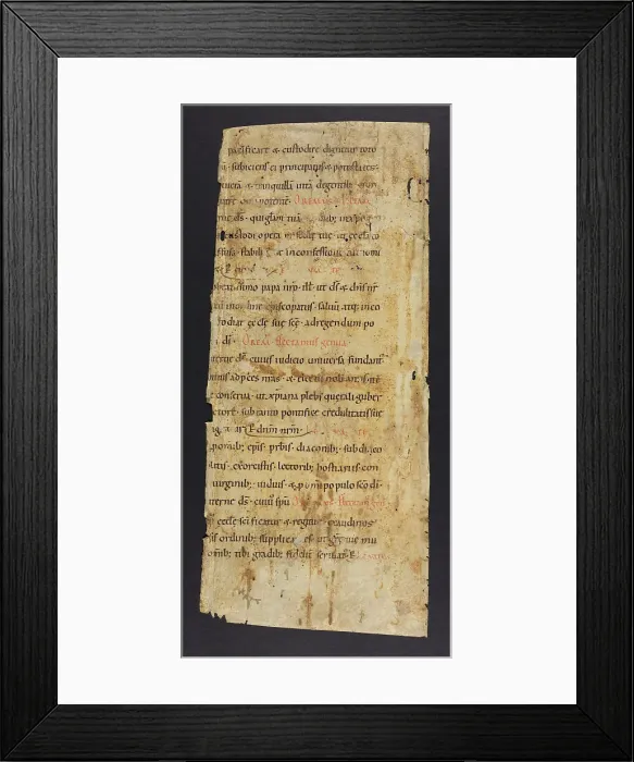 Framed Print : Missal (Fragment) Framed Print : Missal (Fragment)