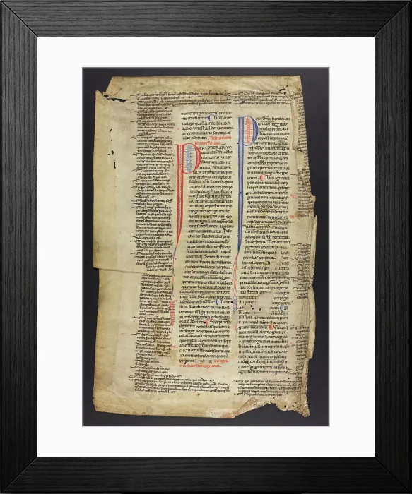 Framed Print : Justinian Institutiones (Fragment) Framed Print : Justinian Institutiones (Fragment)