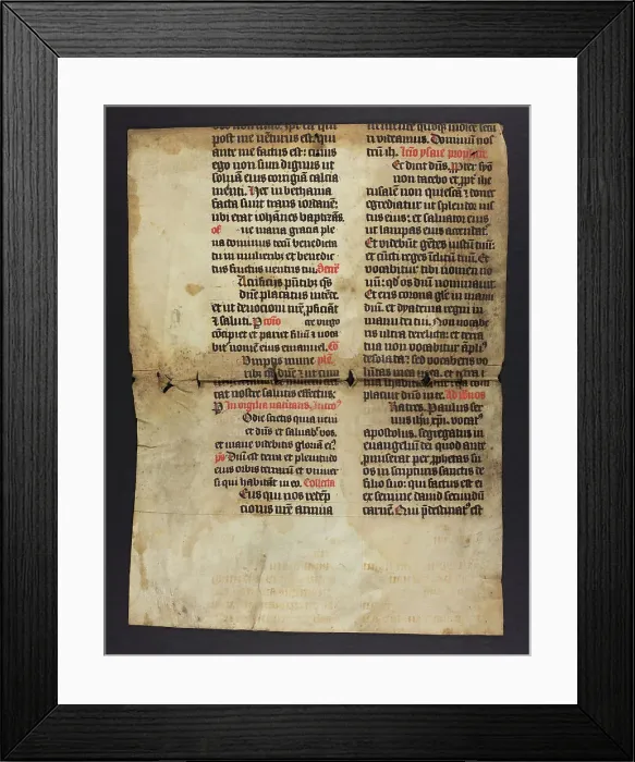Framed Print : Missal (Fragment) Framed Print : Missal (Fragment)