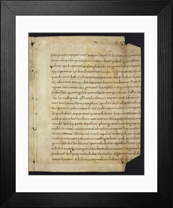 Framed Print : Epistles of St Jerome (Fragment) Framed Print : Epistles of St Jerome (Fragment)