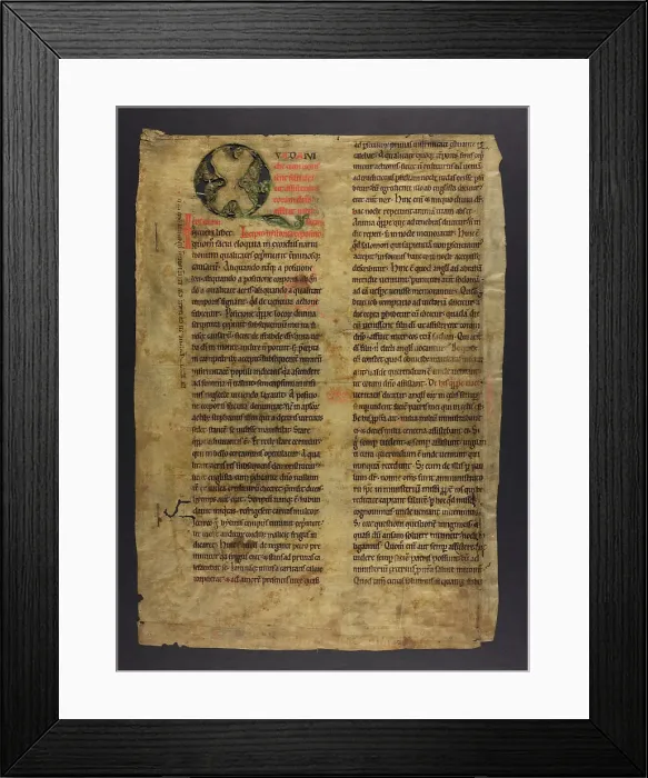 Framed Print : Moralia in Job (Fragments) Framed Print : Moralia in Job (Fragments)