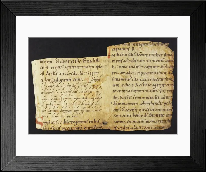 Framed Print : Noted Missal (Fragment)