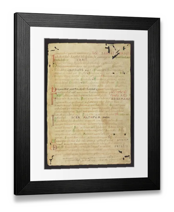 Framed Print : Noted Missal (Fragment) Framed Print : Noted Missal (Fragment)