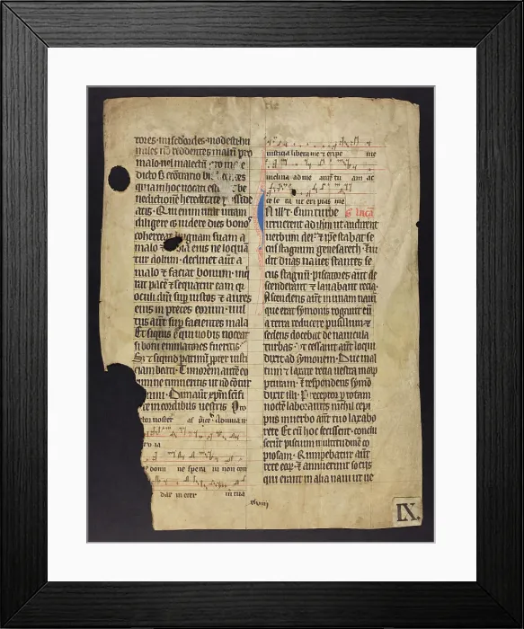 Framed Print : Noted Missal (Fragment) Framed Print : Noted Missal (Fragment)