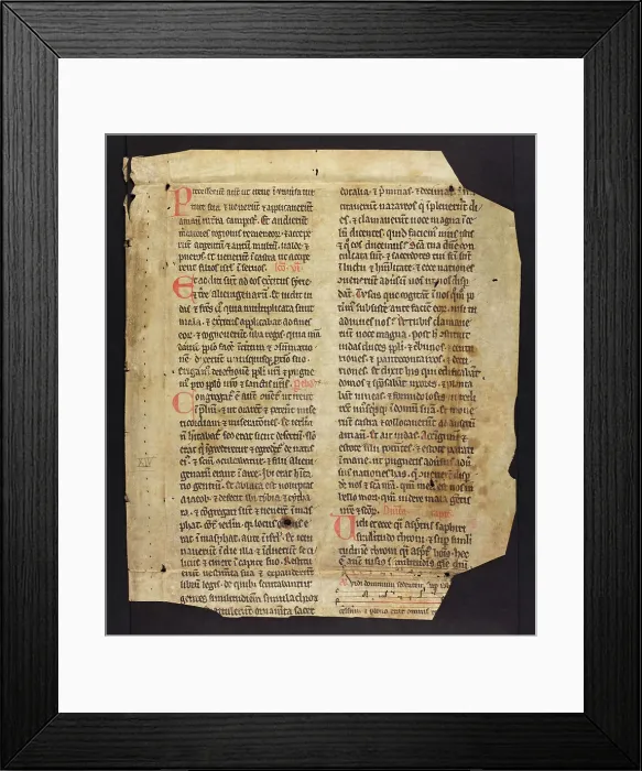 Framed Print : Noted Breviary (Fragment) Framed Print : Noted Breviary (Fragment)