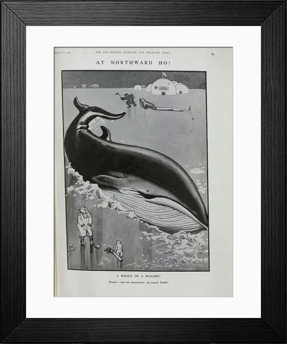 Framed Print : Cartoon: At Northward Ho! Framed Print : Cartoon: At Northward Ho!