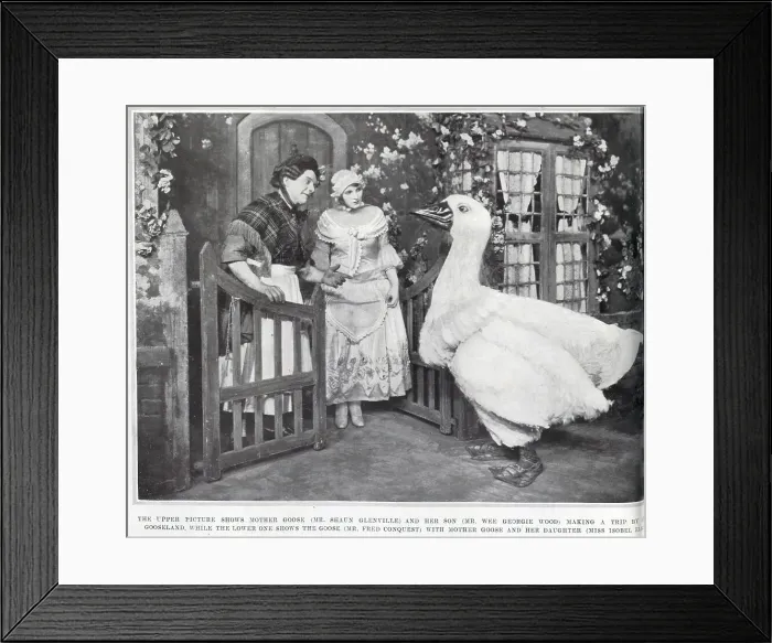 Framed Print : Mother Goose Pantomime Framed Print : Mother Goose Pantomime