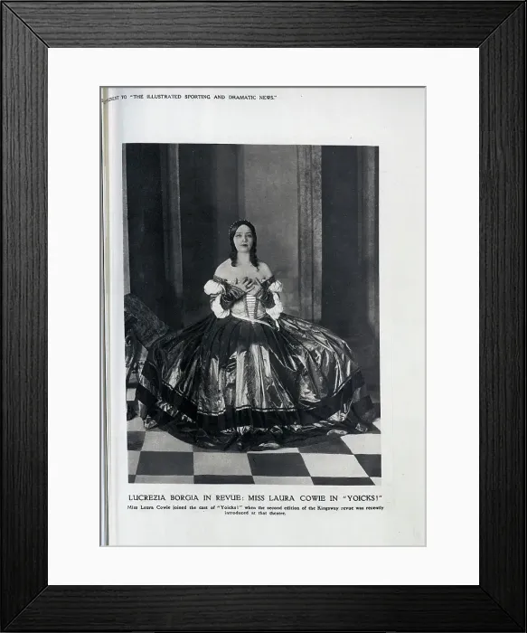 Framed Print : Laura Cowie in Yoicks! Framed Print : Laura Cowie in Yoicks!