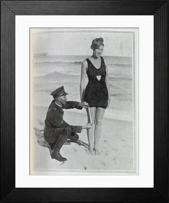 Framed Print : Hemline Regulations Framed Print : Hemline Regulations