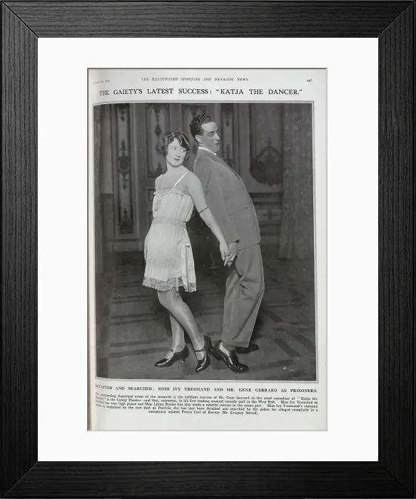 Framed Print : Ivy Tresmand and Gene Gerrard Framed Print : Ivy Tresmand and Gene Gerrard