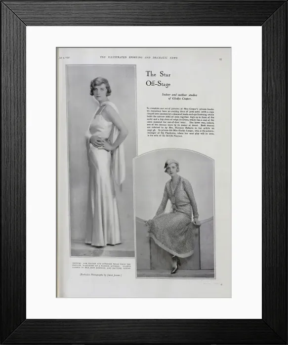 Framed Print : Gladys Cooper Framed Print : Gladys Cooper