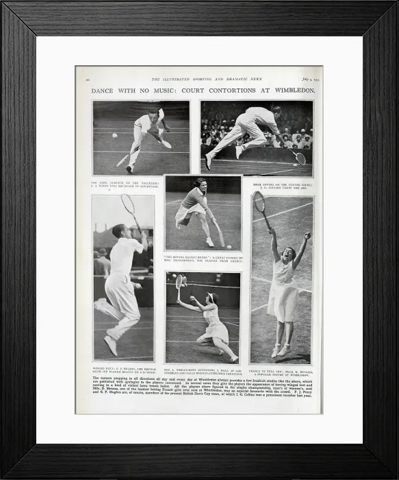 Framed Print : Wimbledon Exertions Framed Print : Wimbledon Exertions