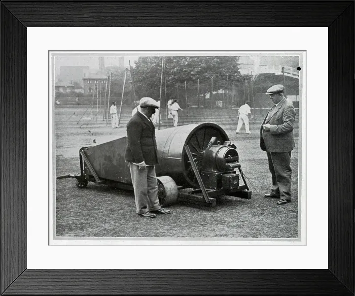 Framed Print : Wicket Drying Machine Framed Print : Wicket Drying Machine